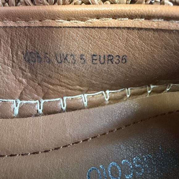 CREPUSCOLO Woven Espadrille Slip on Loafers Size 5.5 EUR 36 Preppy - Picture 5 of 12